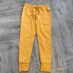 Free People Movement Gold Joggers